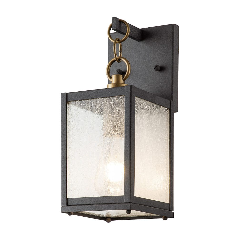 Elstead Kichler Lahden Lanterne Murale Extérieure Zinc Vieilli – IP44