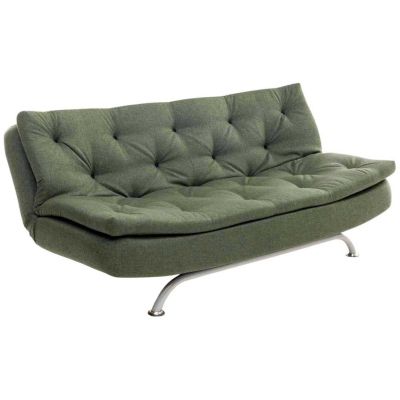 Canapé convertible 3 places Rivo (Vert)