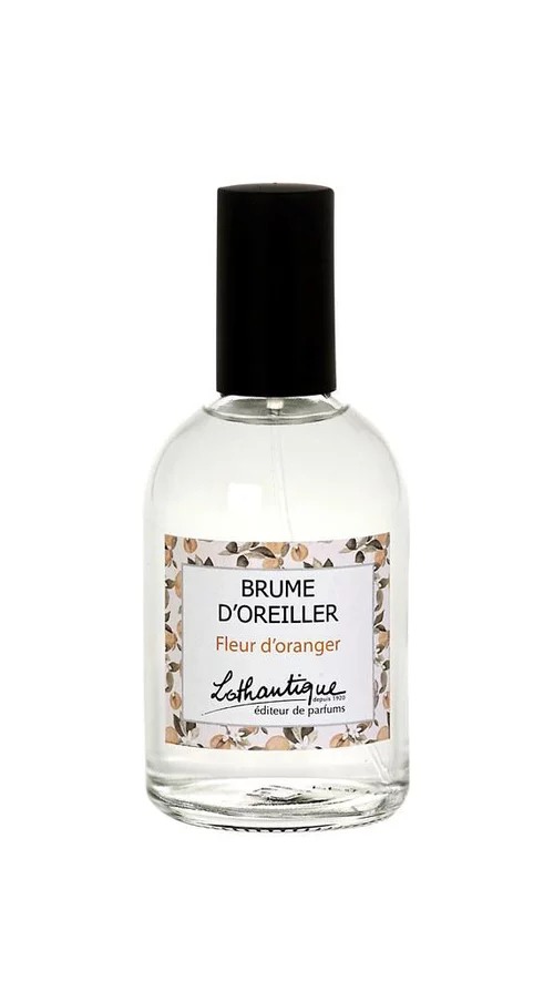 Espace vert pratique:Brume d’oreiller en flacon spray en verre Lothantique Fleur d’oranger - 100 ml