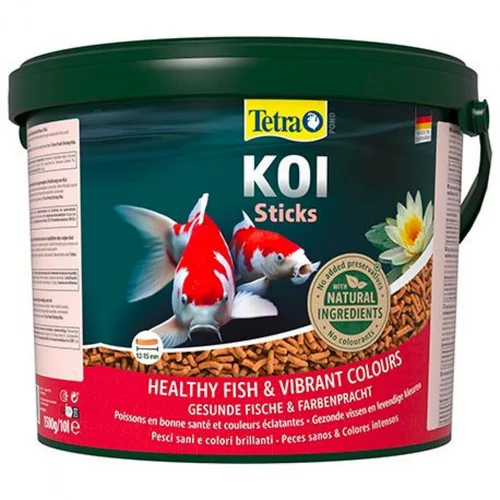 Sélection extérieure:Nourriture pour koï, sticks digestibles, TETRA BASSIN Koï - seau de 1,62kg - 10L