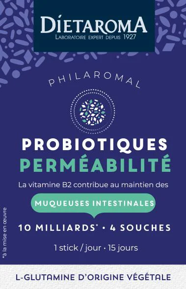 Utile au jardin:Complément alimentaire muqueuses intestinales probiotiques perméabilité Dietaroma Philaromal - 15 sachets