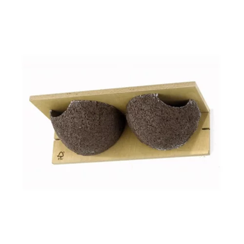 À avoir pour l’extérieur:Nichoir pour hirondelles de fenêtre en béton de bois coloris marron Natures Market Santa Cruz – 38 x 16 x 11 cm