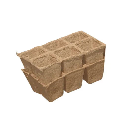 Jardin chez vous：Plaques de culture coloris beige 100 % biodégradables Nortene Growing Pot x 4 - 15 x 25 cm