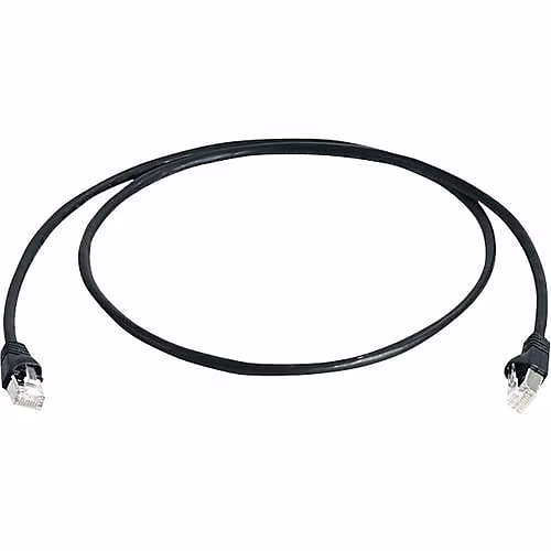 Réseau et téléphonie – Câble de raccordement réseau RJ45 Telegärtner Cat.6A S/FTP LSZH 50 m noir 100009137
