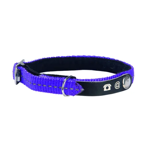 Idéal pour l’extérieur:Collier chat Lost violet taille XS
