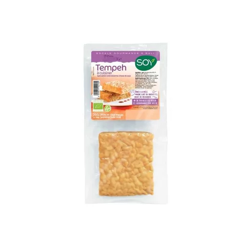 Une idée pratique pour l’extérieur：Tempeh à cuisiner bio Soy - 200 g