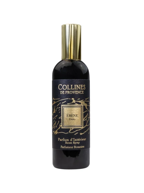 Pour créer votre univers jardin:Parfum d’intérieur noir Collines de Provence Fleurs & Écorces Ébène - 100 ml