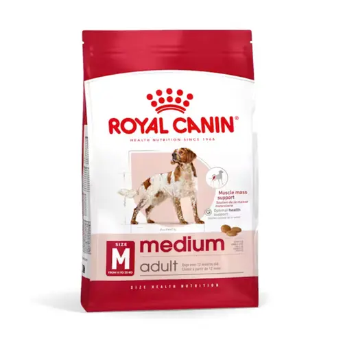 Style jardin:Croquettes pour chien adulte de taille moyenne Royal Canin Medium Adult - 15 kg