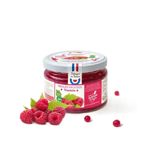 Pour organiser vos extérieurs：Perles de fruits framboise My Bubble Tea - 240 g