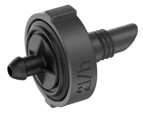 Sélection pour le jardin：Goutteur fin de ligne régulateur de pression coloris noir boîte de 15 Gardena - 2 L/H