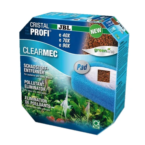 Accessoire extérieur：Pad de filtration ClearMec Plus pour aquarium, anti-nitrates - JBL CristalProfi - modèle e401-2/701-2/901-2