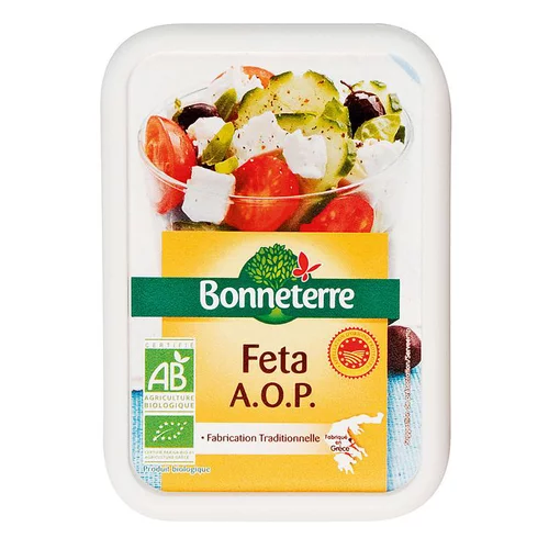 Pour un jardin bien équipé：Feta grecque AOP Bonneterre 200 g