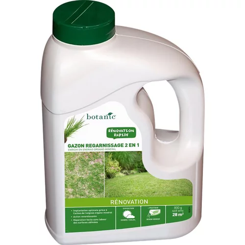 Jardin & extérieur：Graines de gazon à semer pour rénovation rapide botanic® - 1 kg