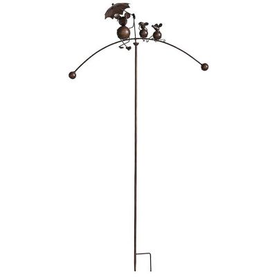 Mobile de jardin en fer (3 souris)