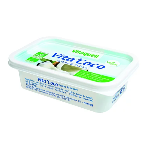 Choix nature：Vita'Coco Margarine à l'huile de coco Bio - 250 gr
