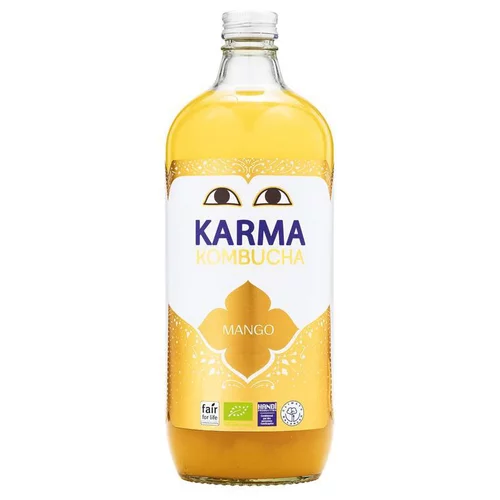 Jardin à embellir:Karma Kombucha à la mangue en bouteille de verre Karma - 1 L