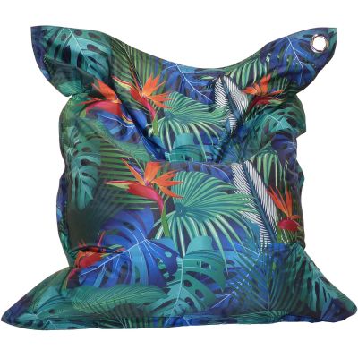 Maxi coussin imprimé intérieur extérieur 110 x 130 cm (Paradis)