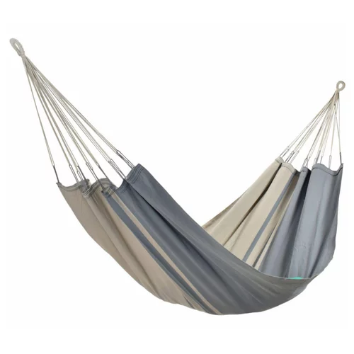 Pour vos besoins extérieurs：Hamac coloris anthracite taupe en polypropylène Jobek Hamac Kocon - 340 x 140 cm