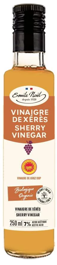 Extérieur confort:Vinaigre Xérès bio en bouteille de 25 cl