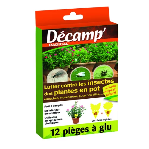 Idée nature：Piège jaune x 12