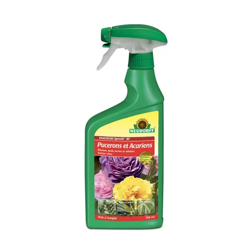 Un indispensable au jardin:Insecticide pucerons et acariens en pulvérisateur Neudorff - 750 ml