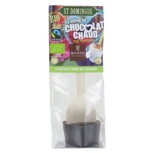 Pour vivre le jardin autrement:Chocolat chaud noir bio de St Domingue - 35 g