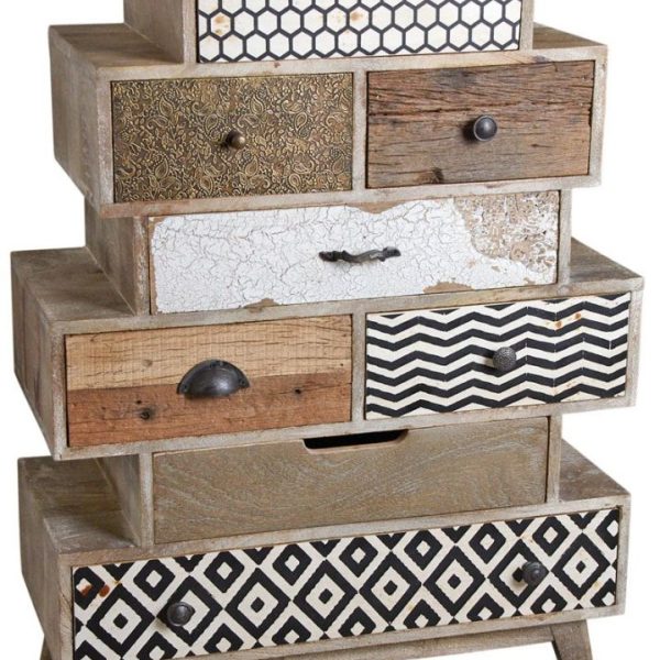 Grande commode en manguier Zigzag