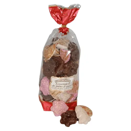 Pour tous les jours:Assortiment de pains d'épices au chocolat Fortwenger - sachet de 500 g