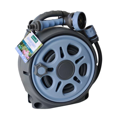 Bien utile au jardin：Dévidoir équipé portable botanic® - Kit complet 10 m avec pistolet