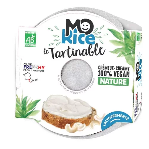 Pour transformer vos extérieurs：Momage frais nature vegan bio Morice – 125 g