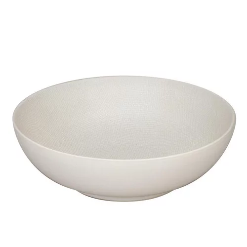 Solution jardin:Saladier Vesuvio coloris blanc en grès - Ø 24 cm