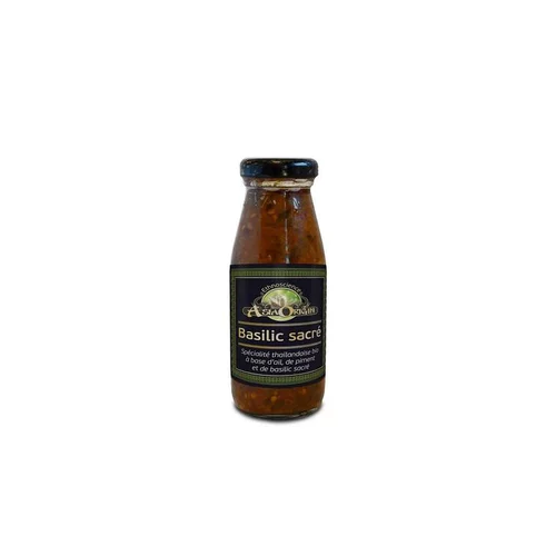 Pour mieux organiser vos extérieurs:Sauce basilic sacré bio Ethnoscience - 200 g