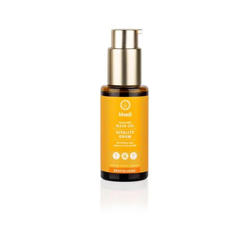 Sélection maison：Huile capillaire ayurvédique Vitality Grow Khadi - 50 ml