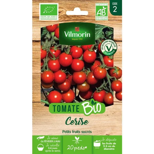 Jardin quotidien:Graines de tomate cerise bio Vilmorin - graines à semer