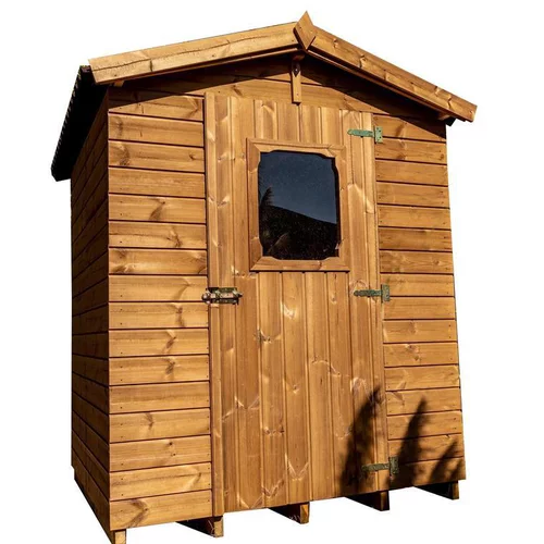 Jardin adapté:Abri en bois massif THE 190 x 187 x 204 cm livré