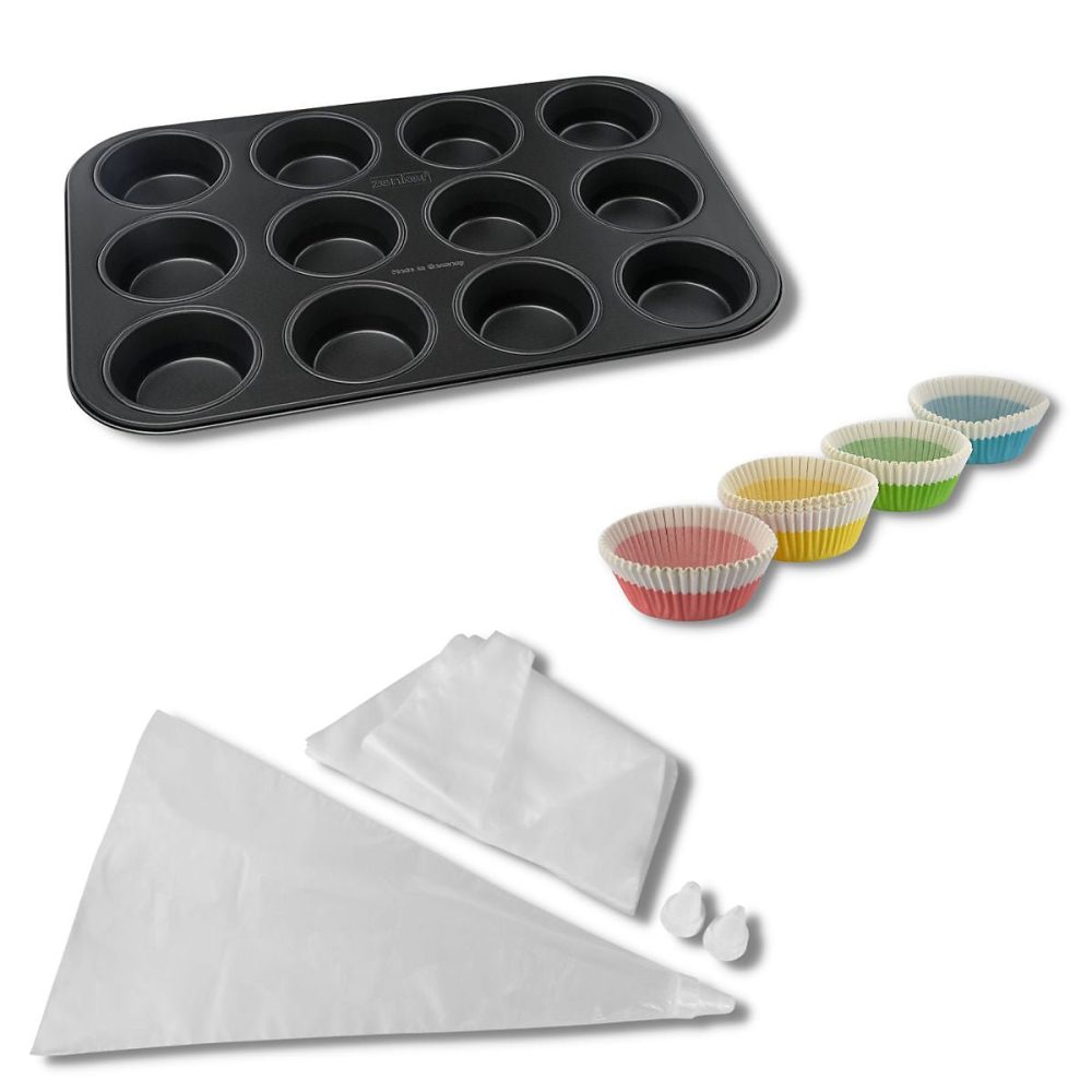 Pâtisserie – Ensemble 3 pièces spécial muffins Zenker