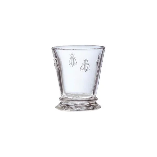 Extérieur loisirs:Verre gobelet en verre transparent avec motif abeille Bastide Diffusion - 25 cl
