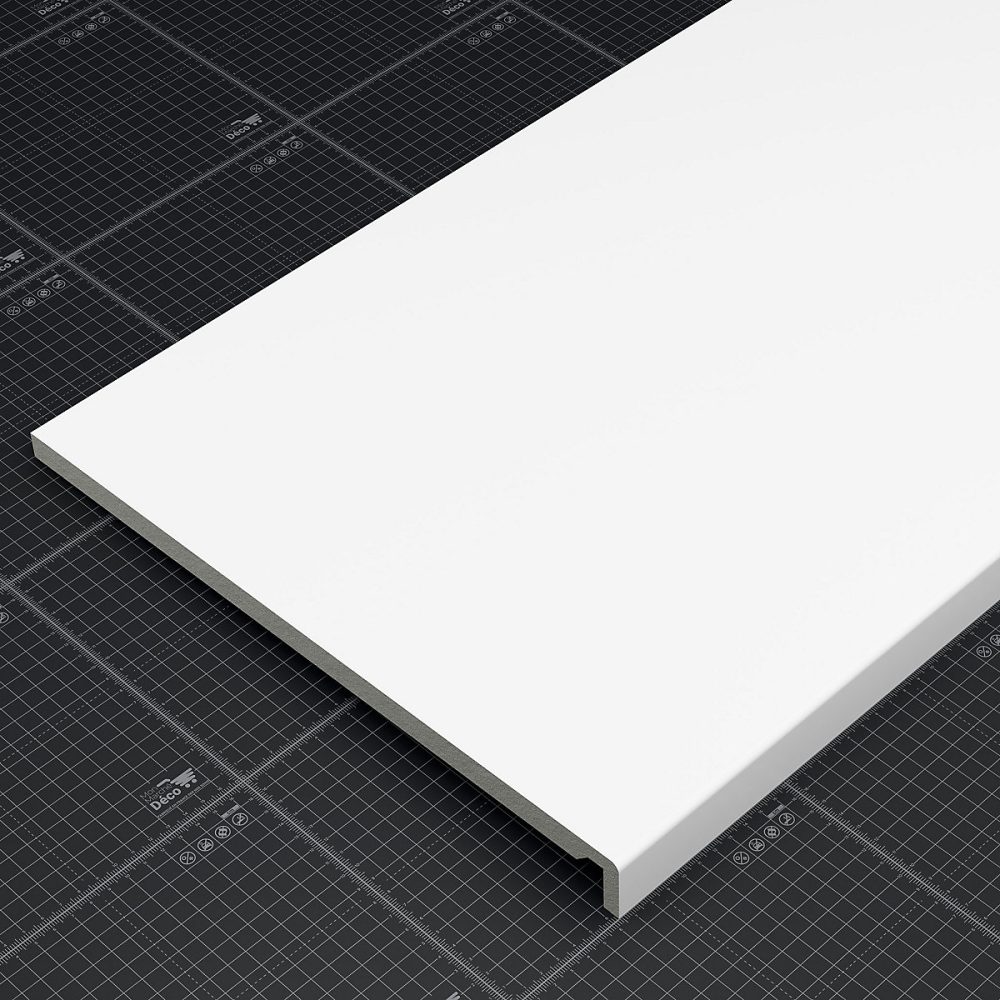 Appui de fenêtre PVC l. 40 cm x ép. 16 mm – Blanc | 140 cm