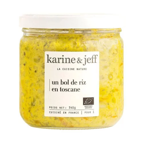 Choix nature：Bocal un bol de riz en Toscane bio Karine & Jeff - 340 g