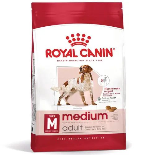 Jardin loisirs：Croquettes pour chien adulte de taille moyenne Royal Canin Medium Adult - 12 kg