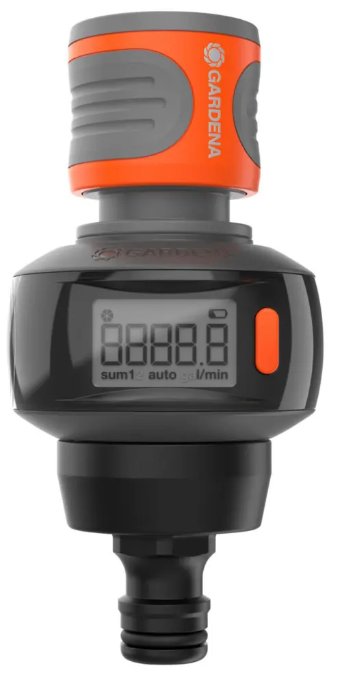 Durable au jardin:Compteur d'eau AquaCount coloris noir Gardena