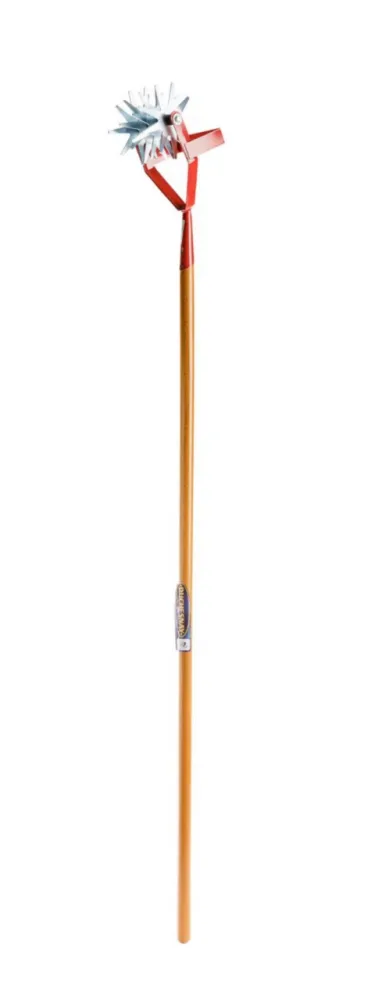 Un atout pour le jardin:Emietteur à hélice avec sarcleur emmanché 130 cm