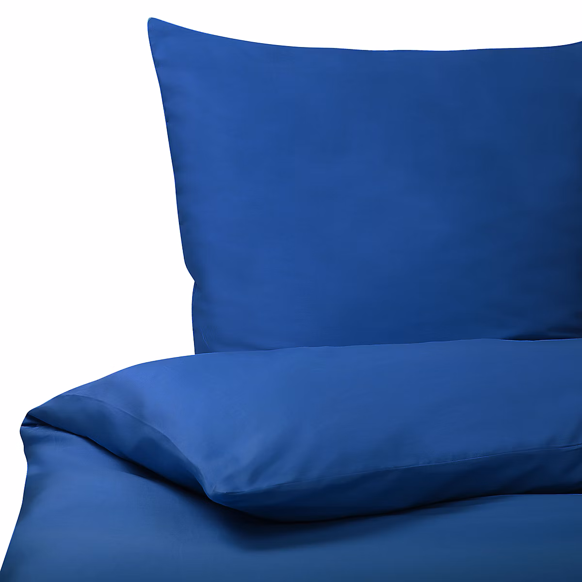 Ensemble de housses de couette HARMONRIDGE Satin de coton 200 × 220 cm Bleu foncé