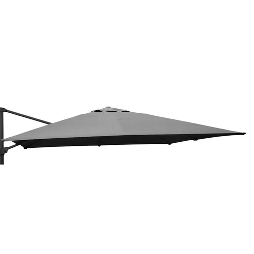 Jardin passion:Toile grise pour parasol déporté orientable de 300 x 300 cm