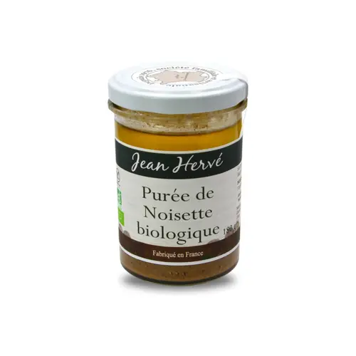 Extérieur déco：Purée de noisette bio Jean Hervé - 180 g