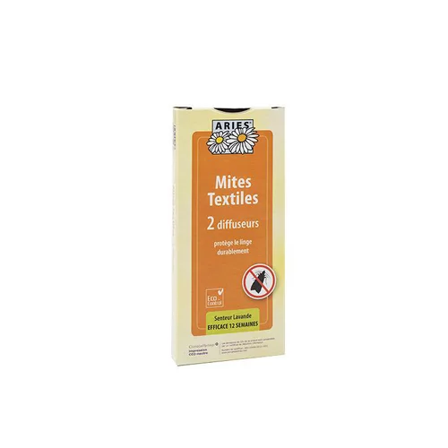 Pour les espaces verts:Diffuseur répulsif anti-mites textiles 2 crochets