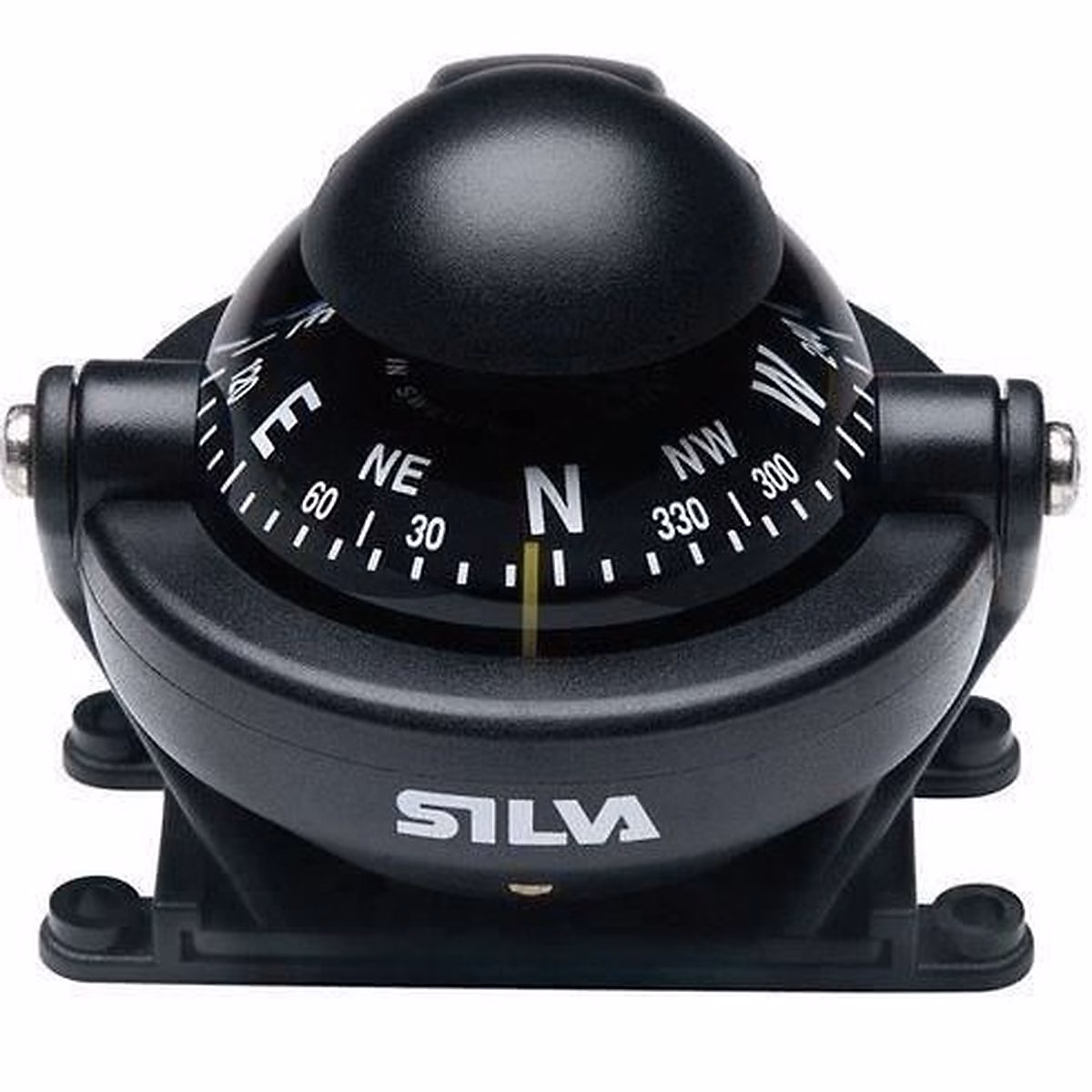 Equipement TV et multimédia – Boussole de bateau SILVA C58 Star 58 mm noire avec éclairage 12V