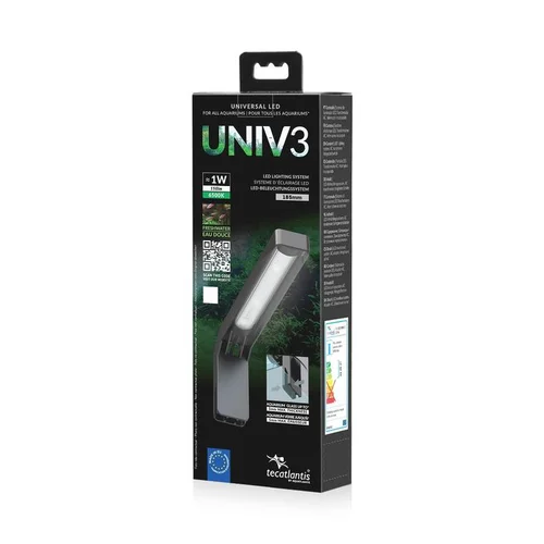 Pour vivre le jardin autrement:Rampe d’éclairage LED pour aquarium Aquatlantis Kubus Univ3 - 150 lumens