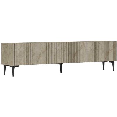 Meuble TV en aggloméré Oscar (Travertine)