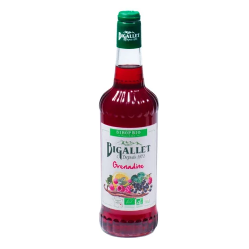 Mon jardin:Sirop de grenadine bio 70 cl / Bouteille